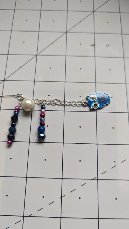 Glue Bottle Dangle Topper Stainless Steel Pin Jewellery