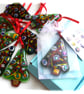 Christmas Tree Fused Glass Hanging Decoration 9cm Dichroic  - Image 2