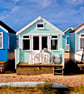 Beach Huts Hengistbury Head Dorset Coast Photograph Print