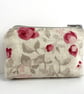 Coin Purse, Small Purse with Small Pink Roses Pattern - Image 5