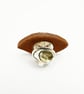 Ceramic eye pin badge, lapel pin, brooch. - Image 4