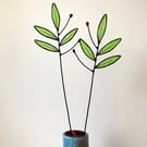 Stained Glass Leaves - Handmade gift