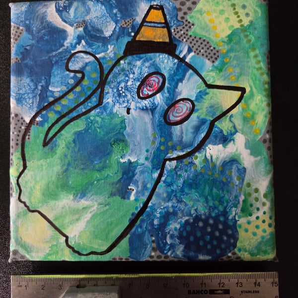 Nipfest original painting - its a Nipfest world