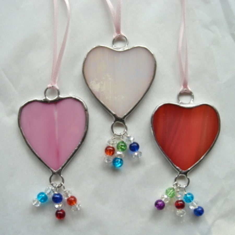Stained Glass Mini Heart