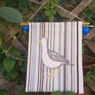 Seagull textile decoration 