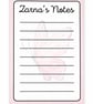 Personalised A6 notepad