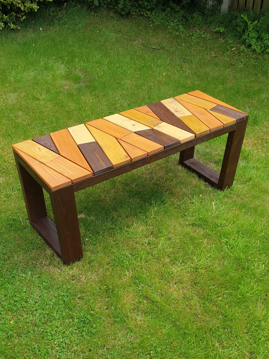 Handmade  outdoor garden patio bench seat