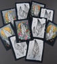 floaty feather - original aceo illustration - Image 5