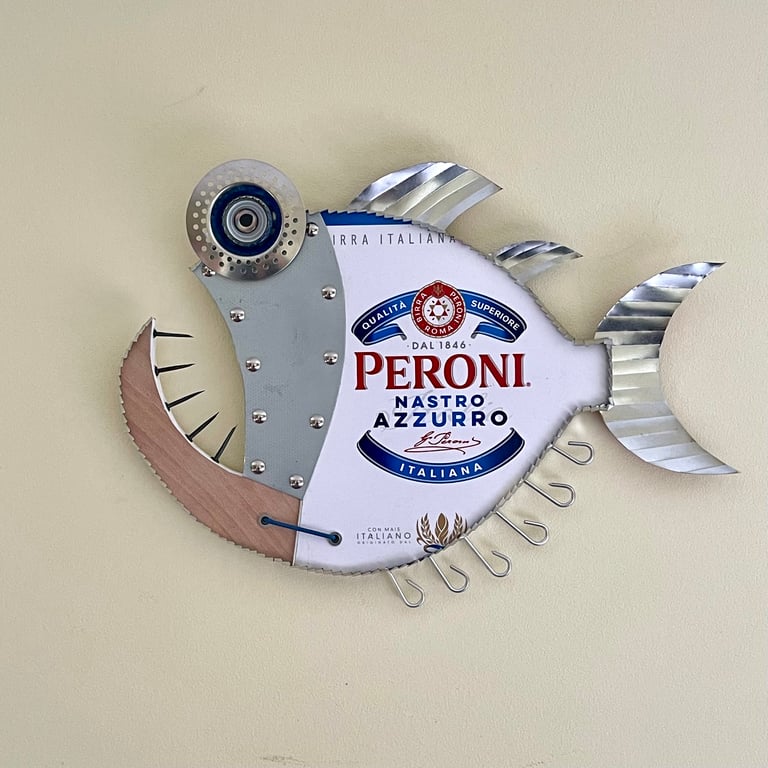 Peroni Lager Weird Fish Cod Bar Fisherman Wall Art Pub Fishing  