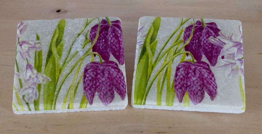 Marble 'Fritillary' Coasters