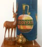VASES design Blue and Orange by Francis Price Vintage Fabric Lampshade option 