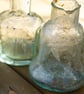 Antique Glass Hand Engraved Swallow Impression - Image 6