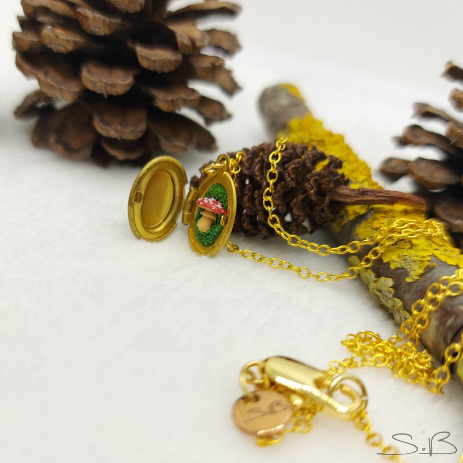 Secret garden locket 