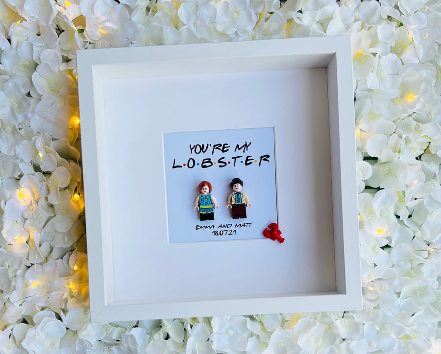 You’re My Lobster Friends Personalised Minifigures Frame