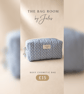 Denim Blue Daisy Cosmetic Bag