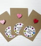 Sending love Heart mini pin - Image 9