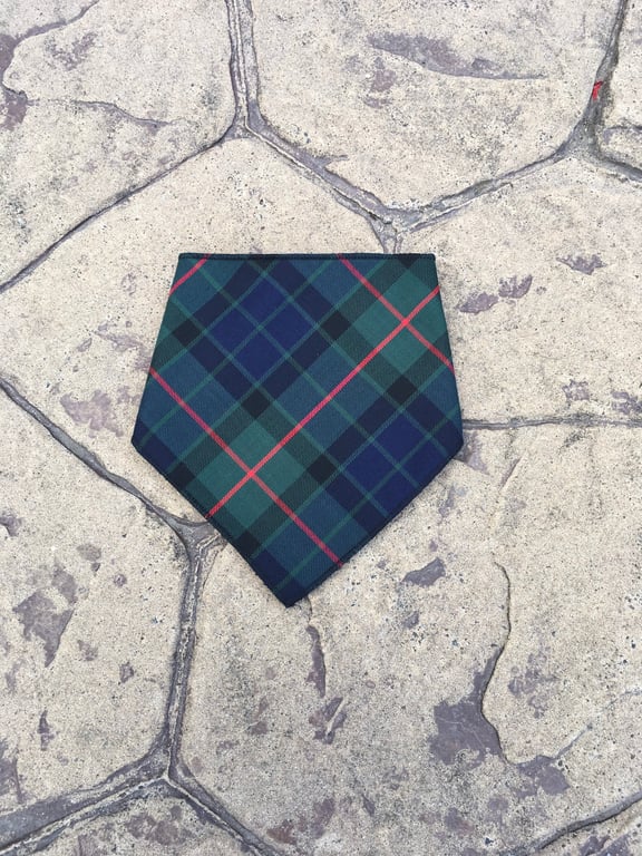 Gunn Tartan Bandana Bib, babies
