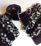 LIMITED EDITION SILK VISCOSE DEVORE VELVET SCARF - Image 4
