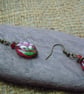 Artisan lampwork glass bead earrings - Image 2