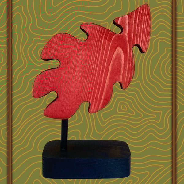 "Ignition" - abstract wooden sculpture 