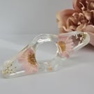 Handmade Resin Thumb Page Holders with Real Preserved Flowers