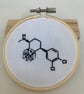 Sertraline mini embroidered wall art - Image 3