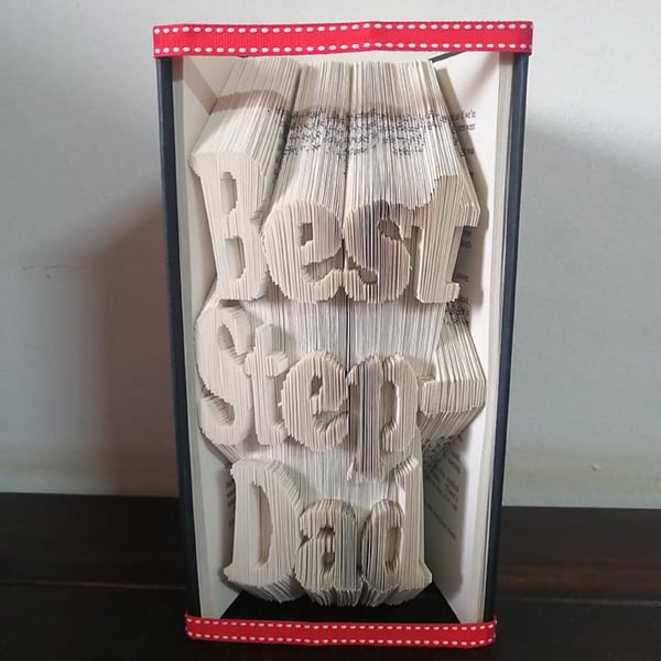 Best Step-Dad COMBI Book Folding Pattern - EMAILED PDF PATTERN)