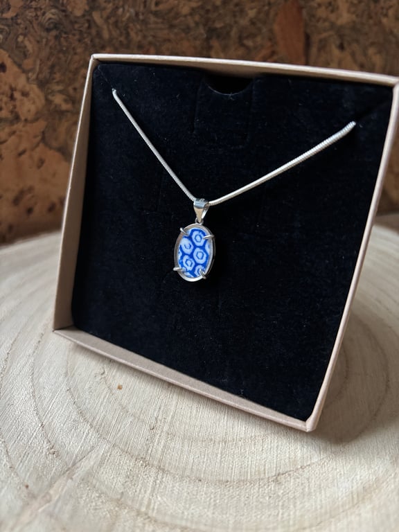 Handmade Pendant Necklace, Unique Eco Friendly Gifts, Sterling Silver, Christmas