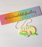 Retro Caravan Hanging Decoration, Hand painted, Handmade - Image 8