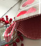 Scandi Style Hearts Christmas Stocking - Image 3