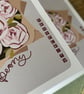 November Birth Flower Card, Peony, Birthday Card, Floral Greeting Cards, Botanic - Image 4