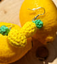 Lemon earrings, Fruit themed jewellery, Yellow earrings, Friend birthday gift - Image 5