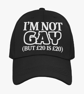 Funny Gay Cap -Im Not Gay But 20 is 20 Baseball Cap Style Hat Pride  Festival - Image 1