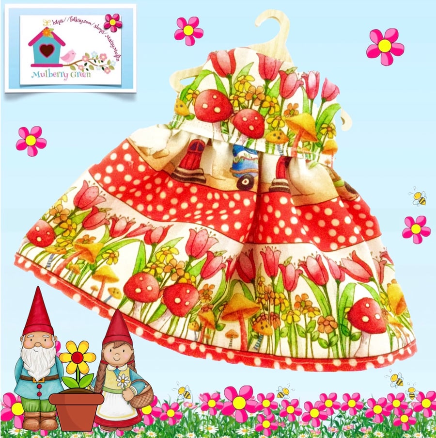 Toadstools and Tulips Dress