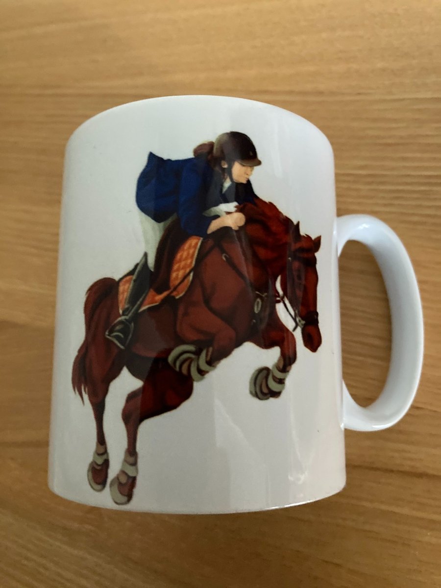 Horse Jumping Design  Mug ,coffee mug ,dog design. Free P&P