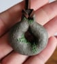 Polymer Clay Pendant, Realistic Stone Necklace, Handmade Jewellery