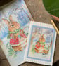Snowdrops and Bunny Card - Blank Card - Image 2