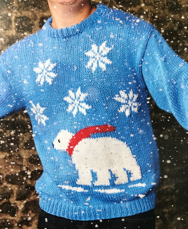 Hand Knitted Exclusive Polar Bear Design 