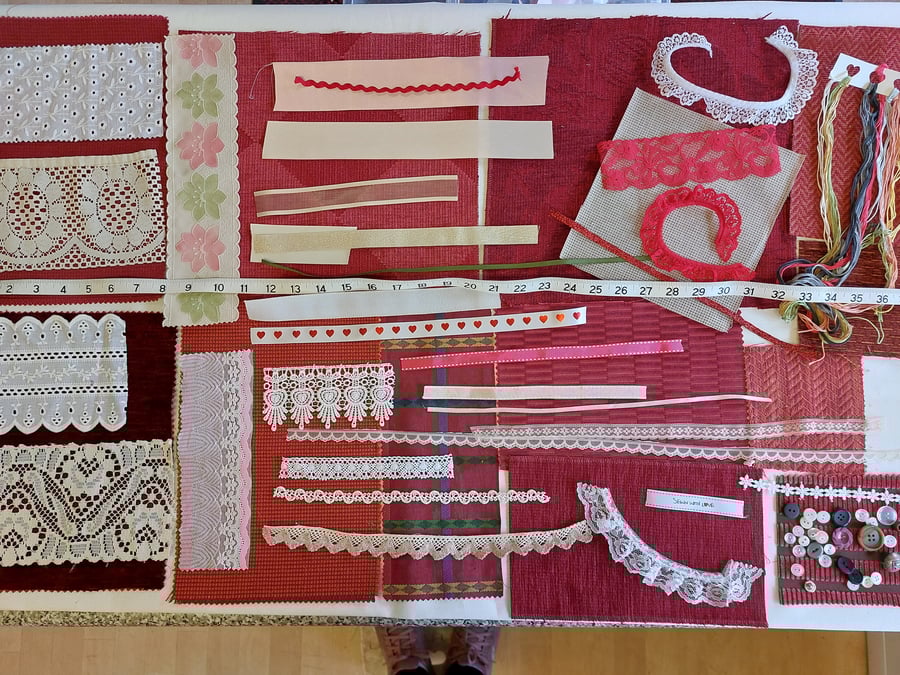 Large vintage slow sewing kit  - 2