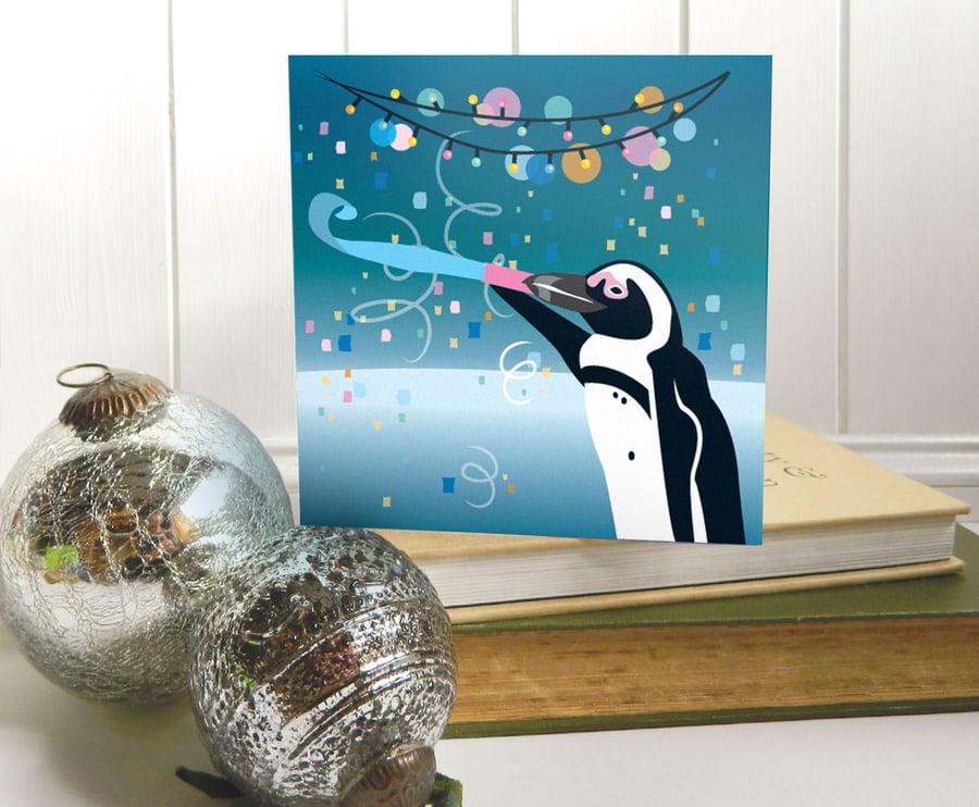 Jackass Penguin Christmas Card