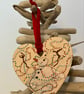 Snowman Wrapped in Fairy Lights Christmas Decoration  - Image 1