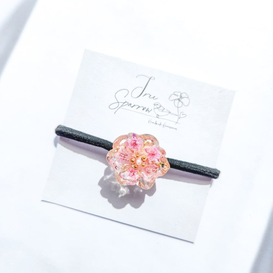 Real Dried Flower Hair tie