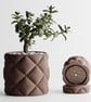 Inflated Bubble Plant Pot Puffy Modern Planter Unique Home Decor Gift for Plant 