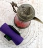 Handmade Fused Glass Recycled Beer Bottle Napkin Holder - Slumped Bottle - Image 7