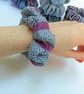 Pink Silk Scrunchie - Image 5