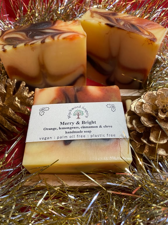 Merry & Bright seasonal soap