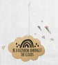 Rainbow Personalised Gift Boxed Mini Cloud Plaque - Image 3