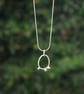 Silver and Copper Seed Pod Necklace - Image 5