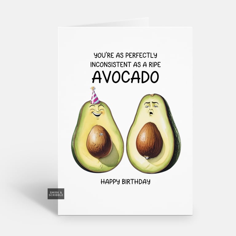 Unique Funny Birthday Card For Him Or Her 