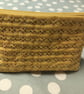 Fabric purse with sashiko embroidery detail. - Image 6